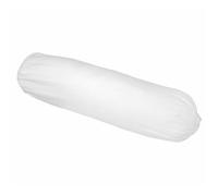 Protège taie de traversin 38x140 cm en coton CUMIN blanc Blanc