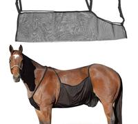 Protège-Ventre de Cheval, Drap Anti-Mouches en Maille pour L'équitation, Réglable, Doux, Respirant, Léger, Réglage Stable, Drap de Protection équine, Couverture de Ventre,