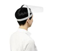 DURABLE Visière de protection 343110 – Relevable et désinfectable, protège postillons – 1 pièce