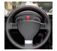 protège Volant Couverture Voiture pour Passat B6 pour Golf 5 Mk5 pour VW pour Jetta pour Tiguan 2007-2011 Couvre Voiture(Red Blue)