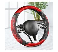 Protege Volant pour A5 S5 pour Coupé pour Cabrio pour Sportback 2007-2023 Protecteur De Volant Antidérapant Et Respirant Couverture Automatique(1Red)