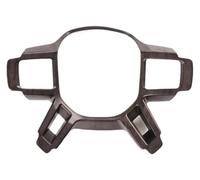 Protege Volant pour Defender 90 110 2020-2023 Volant ABS Cadre Volant Voiture Couverture Garniture Autocollants Accessoires Intérieurs(Oak Grain)