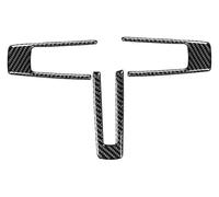 Protege Volant pour F&ord pour Mustang 2009-2013 Accessoires De Style Housses De Volant Intérieur De Voiture Garniture Noire en Carbone Autocollants