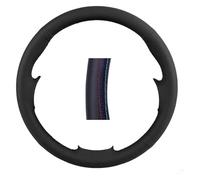 Protege Volant pour Lancer EX 10 pour Lancer X pour Outlander ASX pour Colt pour Pajero Volant Sport Housse De Volant De Voiture en Cuir Artificiel(Red-Blue Line)