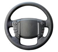 Protege Volant pour Land pour Rover pour Discovery 3 4 pour Freelander 2 pour Range pour Sport Housse De Protection en Cuir pour Volant Voiture(Red Blue Thread)