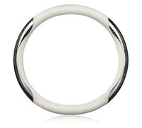 Protege Volant pour SsangYong pour Korando pour Tivoli pour Rexton 2 G4 pour Rodius pour Actyon pour Kyron pour Musso XLV Housses Volant Voiture(Blanc)