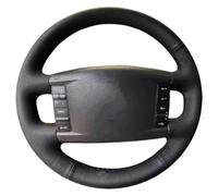 Protege Volant pour VW pour T&OUAREG pour Phaeton 2002-2010 DIY Voiture Intérieur Volant Tresse Couverture Housses Housse Tressée pour À Faire Soi-même(Brown Thread)