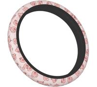 Protège-Volant Segmenté Housse de Volant Mignon, Accessoire Universel pour Volant de Voiture, Protection Respirante en néoprène