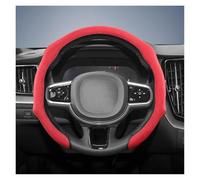 Protégé Volant Voiture Housse Volant en À Clipser pour Volvo XC60 XC40 EX30 XC90 S60 V60 EC40 EX90 V90 Antidérapant Couvre Volant(Rouge)