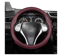 Protégé Volant Voiture Housse Volant en Cuir Microfibre pour Nissan, pour Qashqai J10 pour Tiida pour Juke X pour Trail T32 pour March pour Primastar Respirant Couvre(Rouge)
