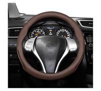 Protégé Volant Voiture Housse Volant en Cuir Microfibre pour Nissan, pour Qashqai J10 pour Tiida pour Juke X pour Trail T32 pour March pour Primastar Respirant Couvre(Mocha)