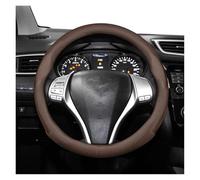 Protégé Volant Voiture Housse Volant en Cuir Microfibre pour Nissan, pour Qashqai J10 pour Tiida pour Juke X pour Trail T32 pour March pour Primastar Respirant Couvre(Punched Mocha)