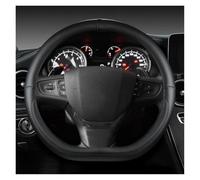 Protégé Volant Voiture Housse Volant en Forme D pour Citroen C3 C3-XR 2015-2019 C4 2016-2019 pour Peugeot 408 2014-2019 pour Traveller 2016-2019 Antidérapant Couvre Volant(Noir)