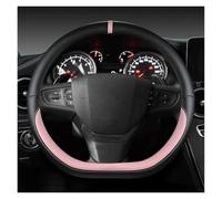 Protégé Volant Voiture Housse Volant en Forme D pour Citroen C3 C3-XR 2015-2019 C4 2016-2019 pour Peugeot 408 2014-2019 pour Traveller 2016-2019 Antidérapant Couvre Volant(Pink)