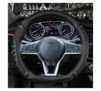 Protégé Volant Voiture Housse Volant pour Nissan pour X-Trail pour Qashqai pour March pour Serena pour Micra pour Kicks 2017-2019 pour Altima pour Teana Respirant Couvre(Noir)