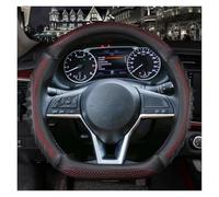 Protégé Volant Voiture Housse Volant pour Nissan pour X-Trail pour Qashqai pour March pour Serena pour Micra pour Kicks 2017-2019 pour Altima pour Teana Respirant Couvre(Rouge)