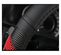 Protégé Volant Voiture Housse Volant Voiture en Cuir PU De 36 Cm Forme D/O pour Civic pour Ciimo pour Jade pour Suzuki pour Alto pour Nissan(Orage D)