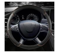 Protégé Volant Voiture Housse Volant Voiture en Cuir Synthétique Accessoires Automobiles pour Dacia pour Sandero pour Stepway pour Crossover Respirant Couvre(Café)