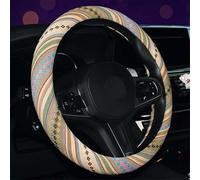 Protege Volant Voiture pour Alfa Romeo 166 2003-2007, Couvre Volant Autoaccessoires Voiture Intérieur Diamètre 37-38cm Prévenir Le Vieillissement,F