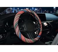Protege Volant Voiture pour Aston Martin Rapide 2010-2013, Couvre Volant Autoaccessoires Voiture Intérieur Diamètre 37-38cm Prévenir Le Vieillissement,A