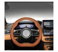 Protégé Volant Voiture pour Mazda for Fit 2 3 5 6 GH Mx5 Cx3 Cx5 Cx30 2016 2017 2018 2020 2024 Housse Volant en Forme D Antidérapant Couvre Volant(Brown D)