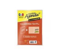 Protège-agenda - Exacompta - 12x17 cm - Souple - Orange et jaune - Mixte