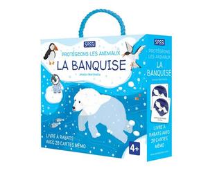 Protégeons les animaux. La banquise 28 cartes - Sarah Guilmault - Sassi - Coffret - Jeux livres objets