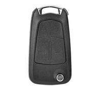 Protéger la clé Boîtier de clé Voiture, Coque à Distance Pliable , Couvercle Intelligent 2 Boutons pour Vauxhall/Opel Astra H