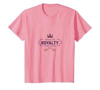 Protéger la royauté Depuis la Naissance : Couronne Royale et épées T-Shirt, Enfant, Rose, 10 Ans