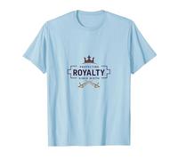 Protéger la royauté Depuis la Naissance : Couronne Royale et épées T-Shirt, Homme, Bleu Céleste, L