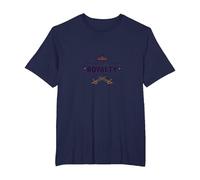 Protéger la royauté Depuis la Naissance : Couronne Royale et épées T-Shirt, Homme Grandes Tailles, Bleu Marine, 4X Tall