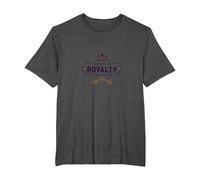 Protéger la royauté Depuis la Naissance : Couronne Royale et épées T-Shirt, Homme Grandes Tailles, Chiné Foncé, 6X Tall