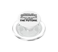 Protéger l'environnement Respecter la Terre Préserver l'avenir PopSockets PopGrip pour MagSafe