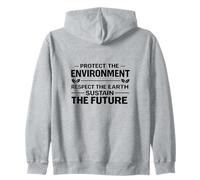 Protéger l'environnement Respecter la Terre Préserver l'avenir Sweat à Capuche