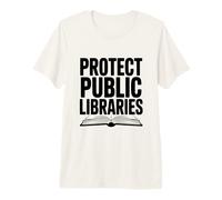 Protéger Les bibliothèques publiques T-Shirt Haut de Gamme