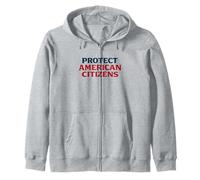 Protéger Les citoyens américains Amérique Patriotique Politique Sweat à Capuche