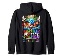 Protéger Les Enfants, Ils sont Notre Futur Art vectoriel Sweat à Capuche