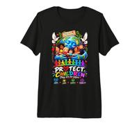 Protéger Les Enfants, Ils sont Notre Futur Art vectoriel T-Shirt Haut de Gamme