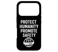 Protéger l'humanité - Promouvoir la sécurité | International Volunteers Coque pour iPhone 17 Pro