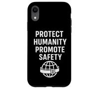Protéger l'humanité - Promouvoir la sécurité | International Volunteers Coque pour iPhone XR