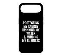 Protéger Mon énergie Boire Mon Eau et Faire Attention à Mon Entreprise Coque pour iPhone Air