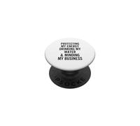 Protéger Mon énergie Boire Mon Eau et Faire Attention à Mon Entreprise PopSockets PopGrip Adhésif