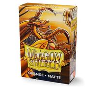 Protèges Cartes - Dragon Shield - Sleeves Mini Matte - Orange - Lot de 60 - Format JAP