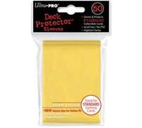 Protèges cartes sleeves ultra-pro jaune (x 50) - asmodee Jaune G