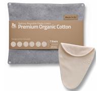 Protèges Slip Lavables Réutilisables en Coton Bio pour Pertes Blanches (TANGA, x7); FABRIQUÉS en UE, Lavables à Haute T°, 100% Respirants, Hygiène Féminine pour Strings pour Usage Quotidien (Sans PUL)