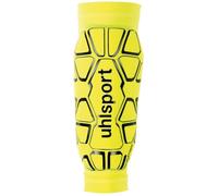 Protèges-tibias de football Uhlsport Bionikshield - jaune fluo/noir - XS XL