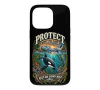 Protégez ce Que Vous Aimez, Gardez nos océans Sauvages Coque pour iPhone 13 Pro