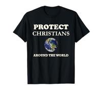 Protégez Les chrétiens du Monde Entier Jésus-Christ croyants de la Bible T-Shirt