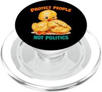 Protégez Les Gens, Pas la Politique, de Jolis canetons, Une gentillesse rétro PopSockets PopGrip pour MagSafe