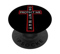 Protégez-moi sur mon chemin PopSockets PopGrip Adhésif